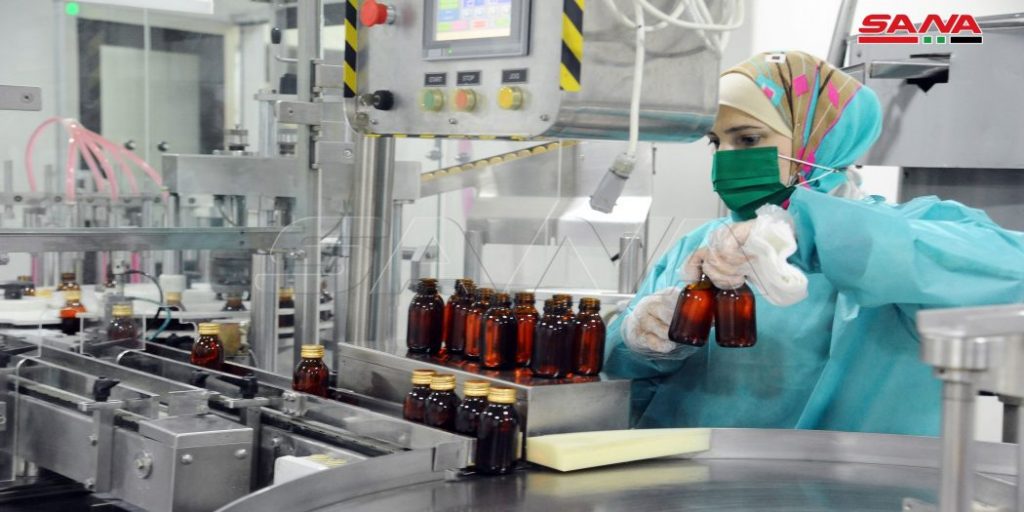 Syria Pharmaceutical Industry Local Demand 90%