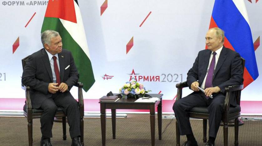 Jordan’s King Abdullah, Putin Discuss Stability in Southern Syria