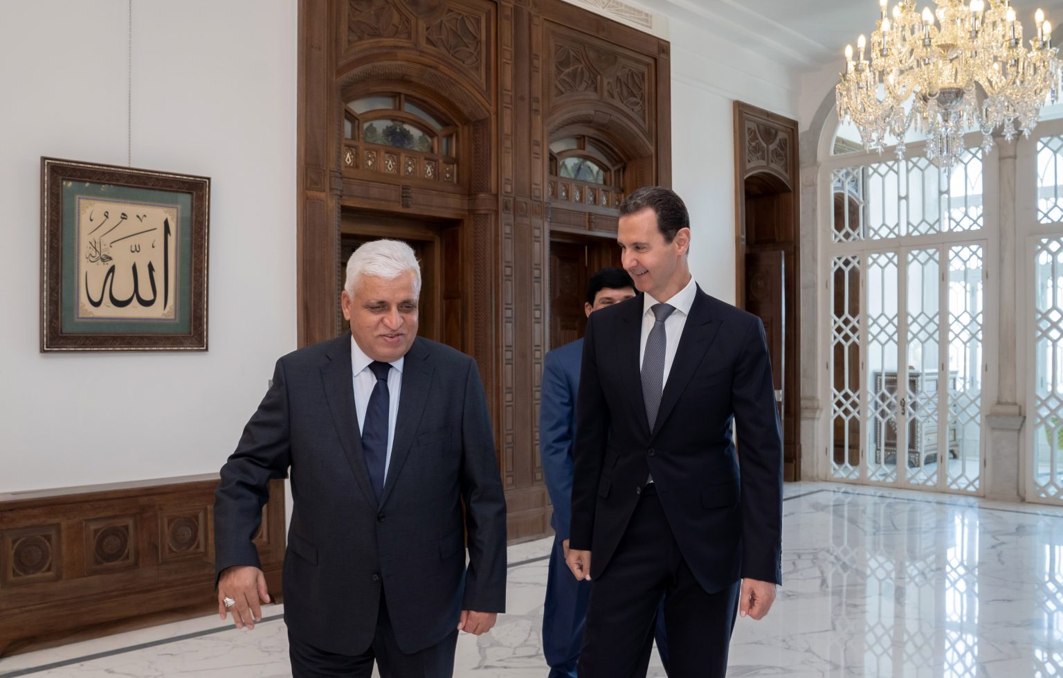 President Assad Receives Letter From Iraqi PM on Baghdad Summit