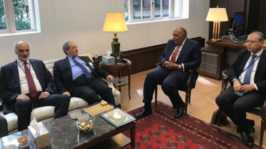 Shoukry: Egypt will Help Syria Regain its Position Within the Framework of Arab National Security