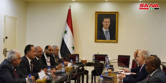Syria, South Africa to Enhance Parliamentary, Economic Cooperation