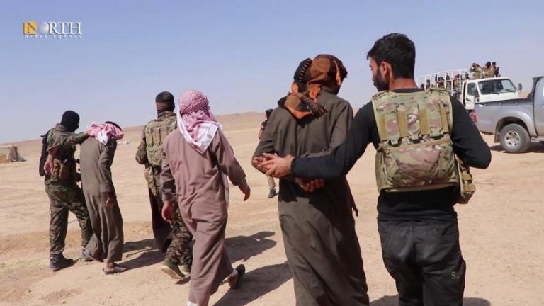 SDF, Coalition Arrested 57 ISIS Members in Northeast Syria in a Month