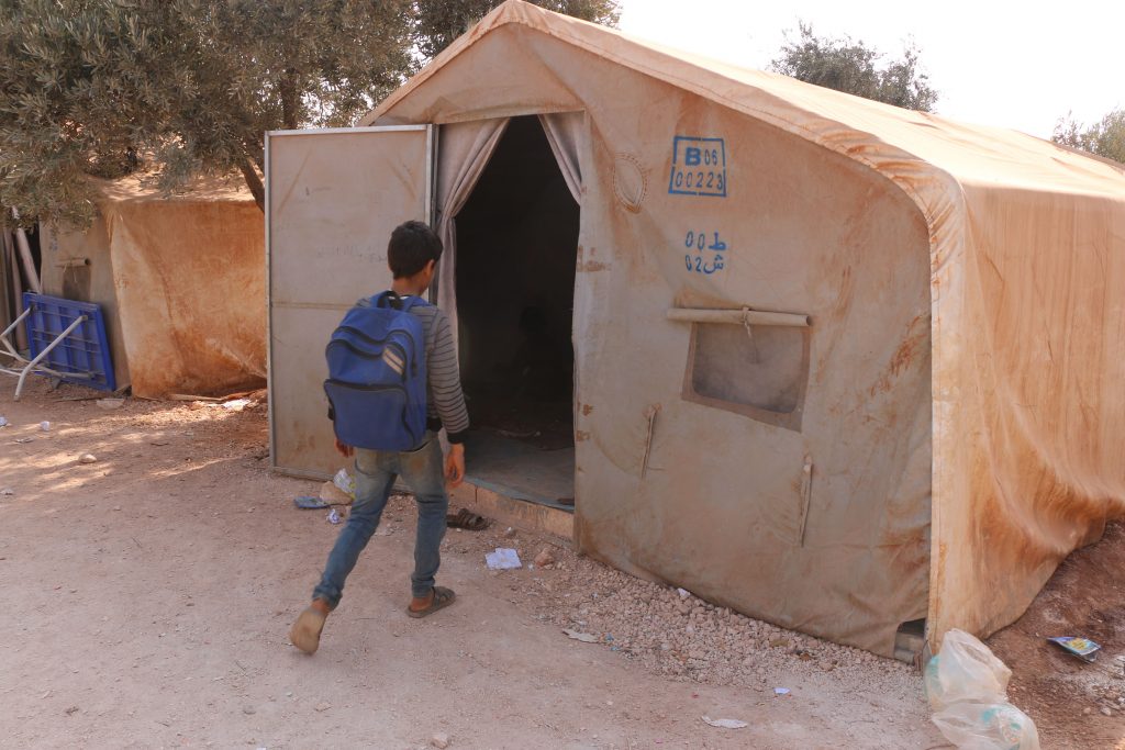 Educational Tent: Only Refuge for Thousands of Displaced Children in Idleb