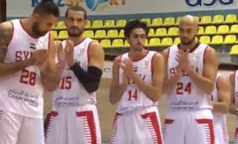 Kazakhstan Plays Iranian Anthem to Welcome Syrian Basketball Team