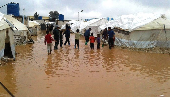 Idleb: Rain Affects Thousands of Families