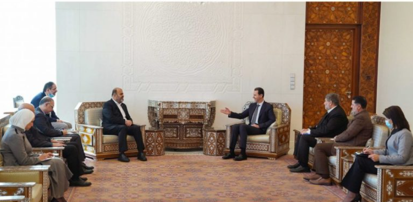 Assad, Iran Minister Discuss New Projects