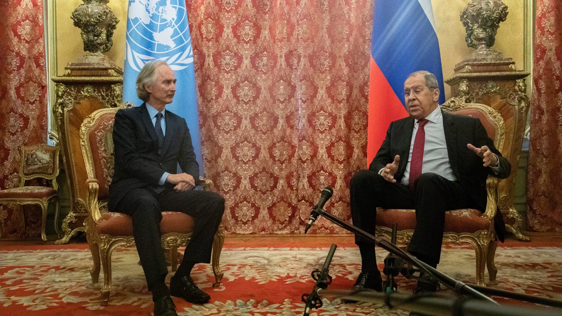 Pedersen Hoped from Moscow that Russian-Ukrainian Crisis Would not Affect Syria