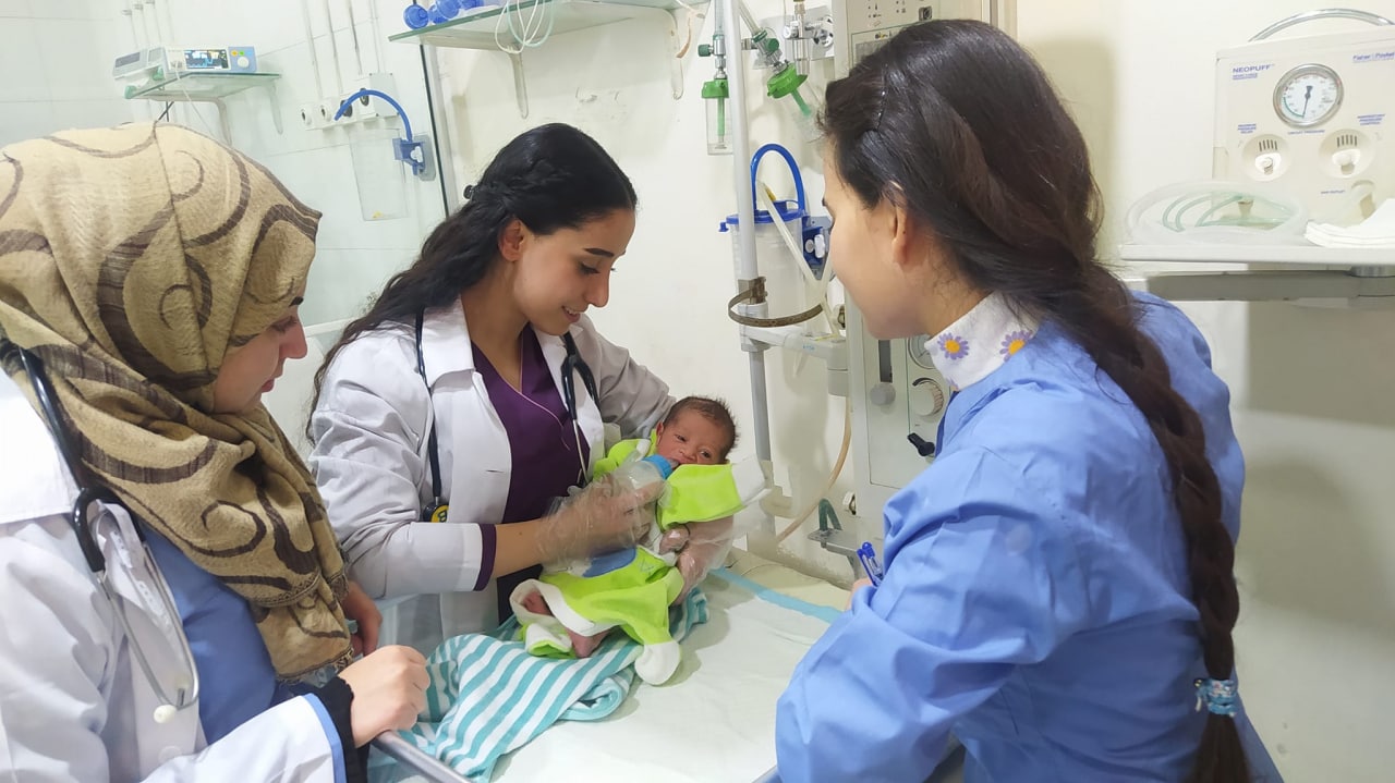 Two Newborn Girls Found Abandoned in Damascus