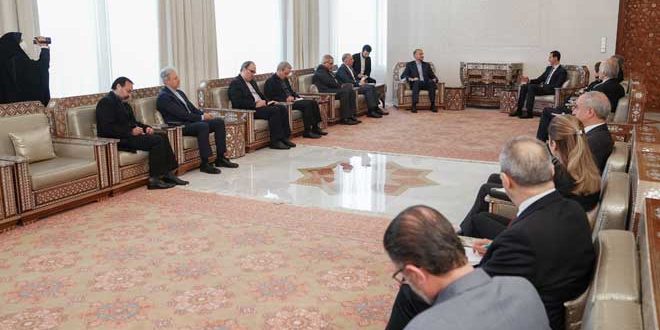 President Assad Receives Abdollahian, Discusses Cooperation