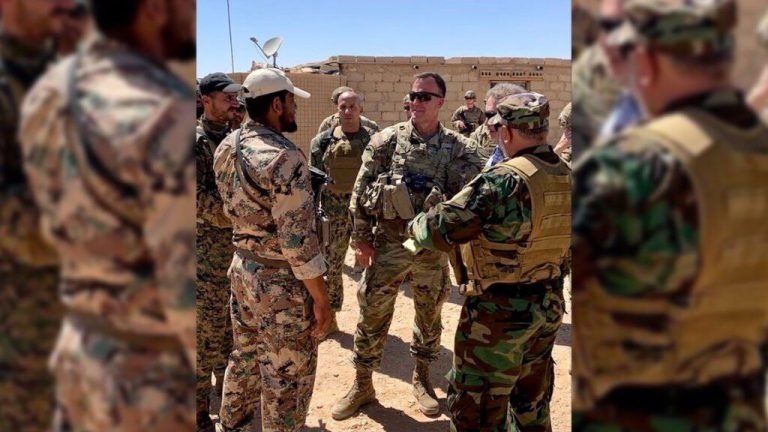 U.S. Operations Commander Visits al-Tanf in Southern Syria