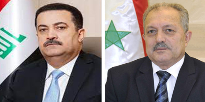 Arnous Discusses with Iraqi Counterpart Ways of Enhancing Joint Cooperation