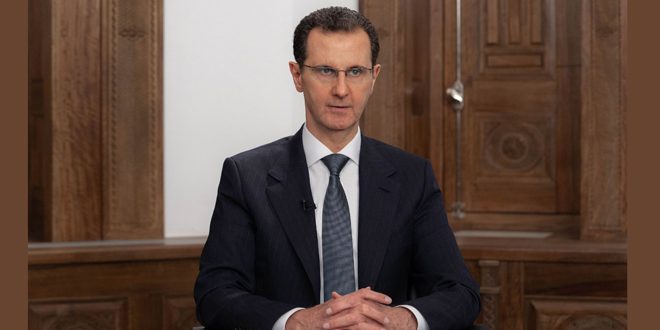 President Assad Speech on Repercussions of Earthquake that Hit Syria
