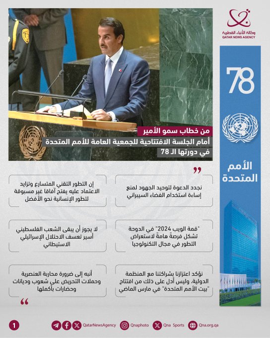 Emir of Qatar: Injustice Against the Syrian People is not Fate