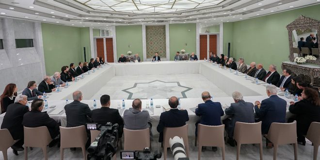 President Assad Engages in In-depth Dialogue with Baathist Scholars