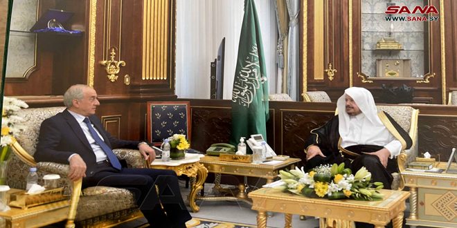 Syrian Ambassador and Saudi Shura Council Chairman Discuss Bilateral Relations