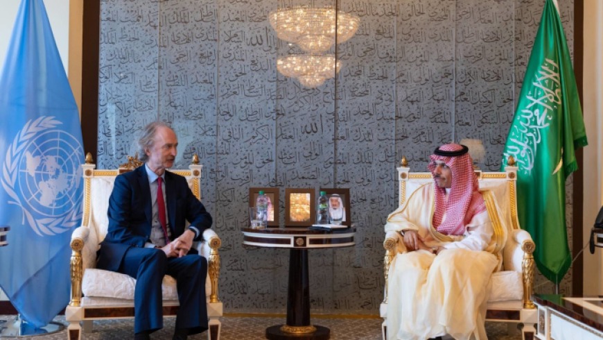 Pedersen Discusses with Saudi Foreign Minister Latest Syria Developments