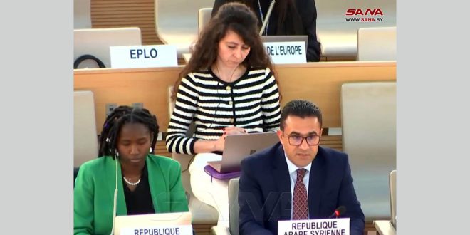 Syria Calls for the Restoration of the Occupied Golan at the Human Rights Council