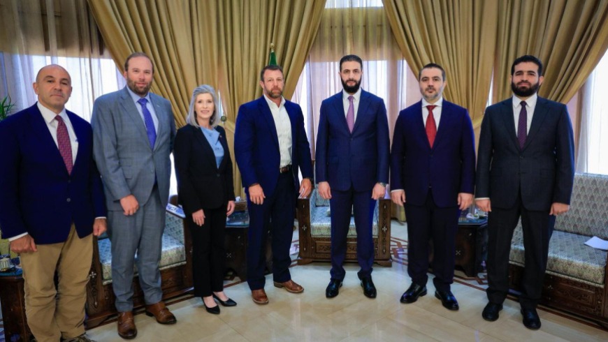Syrian President Al-Shara Hosts Bipartisan US Congressional Delegation in Damascus