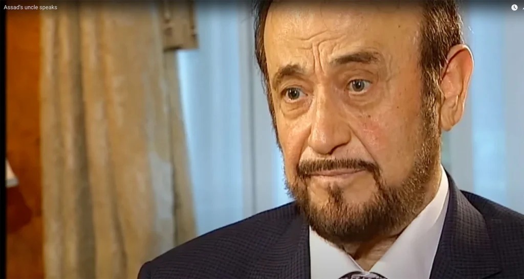 His name became inseparable from the 1982 Hama massacre, when regime forces crushed an Islamist uprising