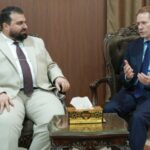 he Governor of Suweida, Mustafa al-Bakour, received Jean-Baptiste Faivre, the Chargé d’Affaires of the French Embassy, on Thursday, April 3, 2026